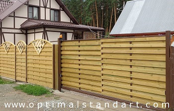 Откатные ворота - консольная конструкция Откатные ворота, консольная конструкция - Новосибирск